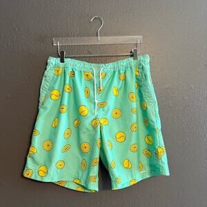Adidas Lemon Tennis Ball Swim Trunks Size XL